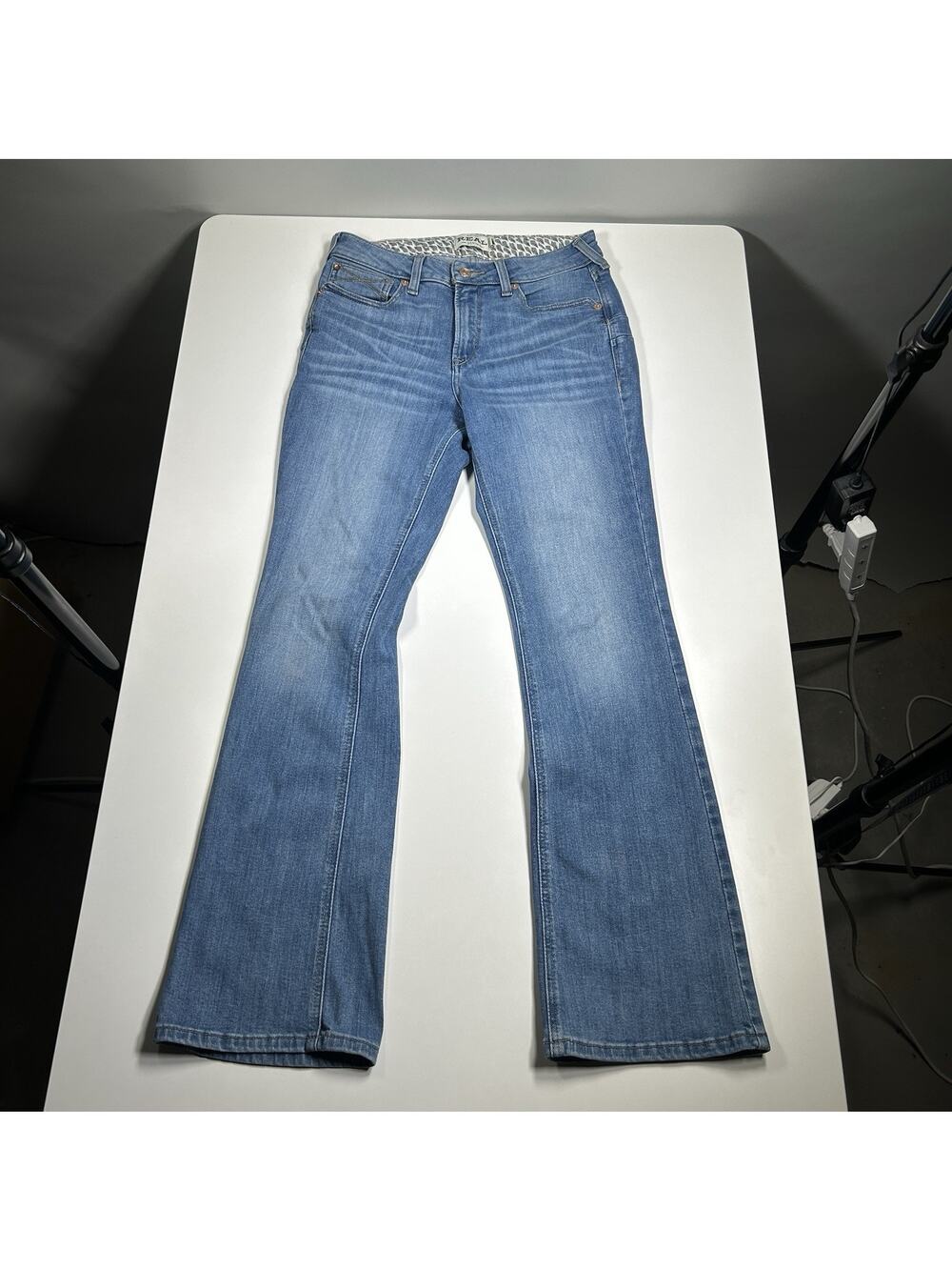Ariat Jeans Women’s 29x29.5 REAL High Rise Bootcut Blue Stretch Denim